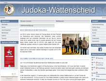 Tablet Screenshot of judoka-wattenscheid.de